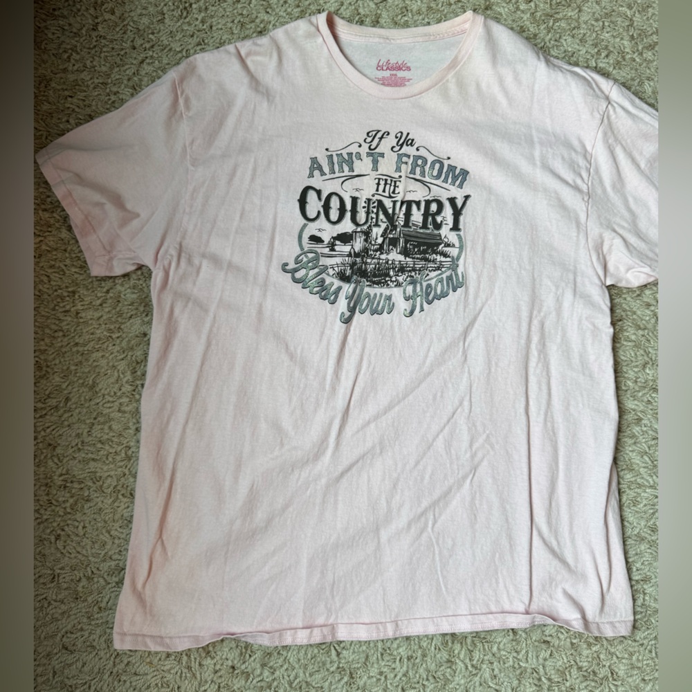 Pink Graphic Tee - Short Sleeve
